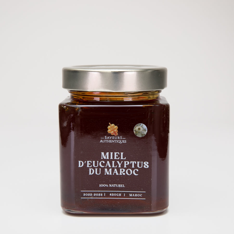 Miel d'eucalyptus du Maroc 450 gr